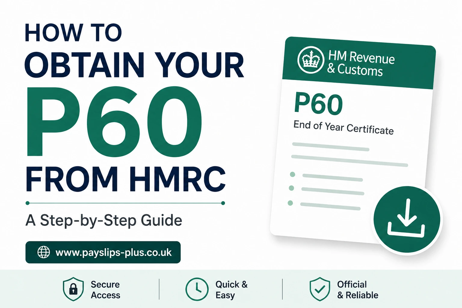 How to Obtain Your P60 from HMRC: 7 Easy Solutions