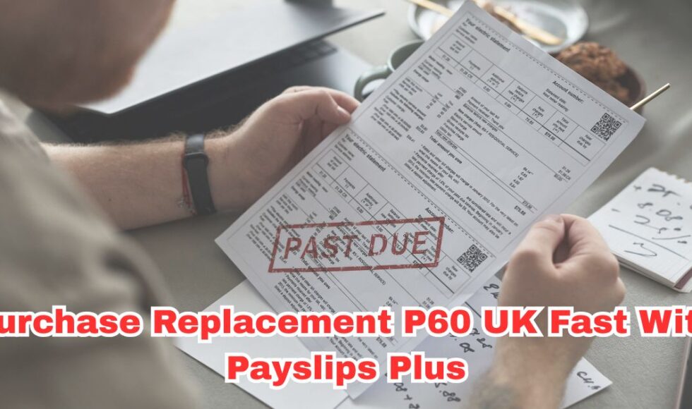 Purchase Replacement P60 UK Fast With Payslips Plus