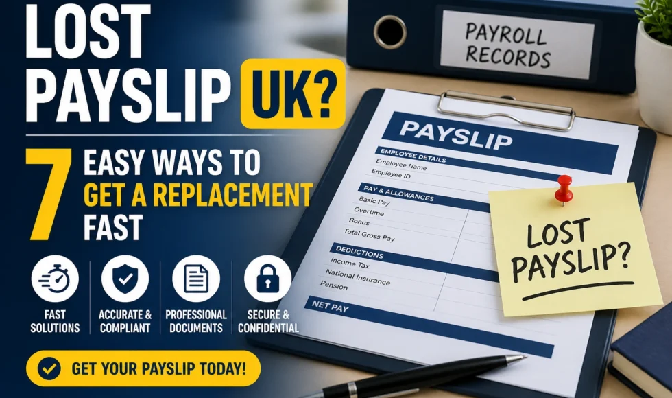 lost payslip UK