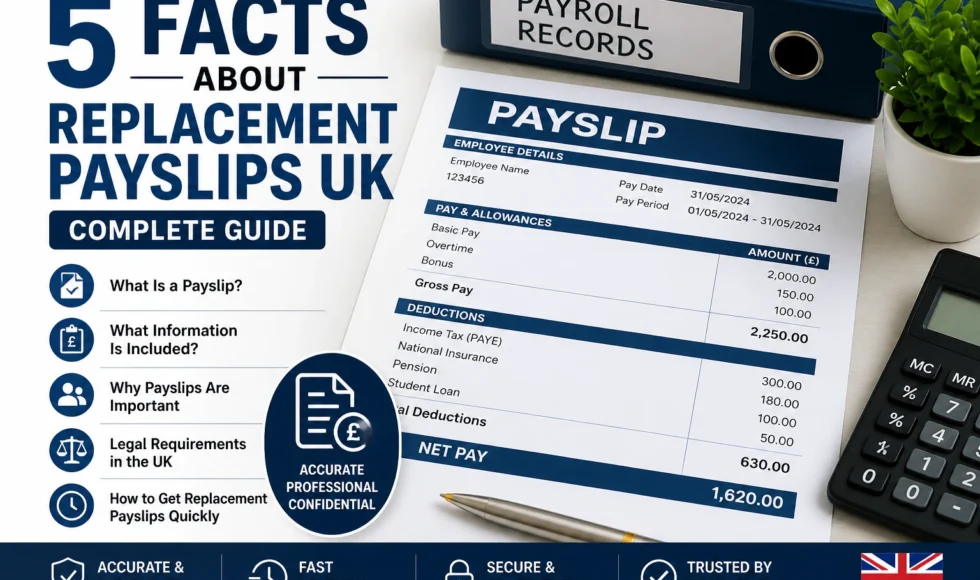 replacement payslips UK