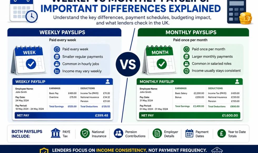 Weekly vs Monthly Payslips